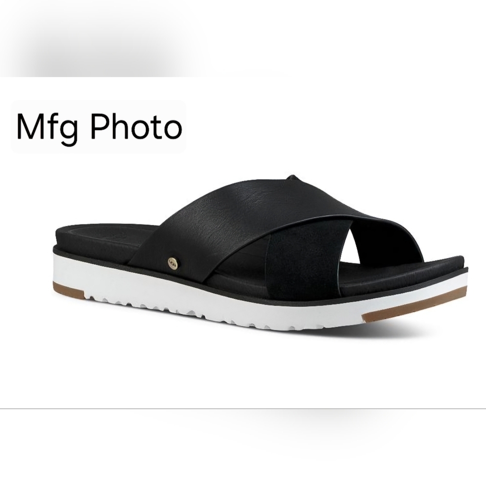 UGG Kari Leather Slide Sandals, Womens 7.5​